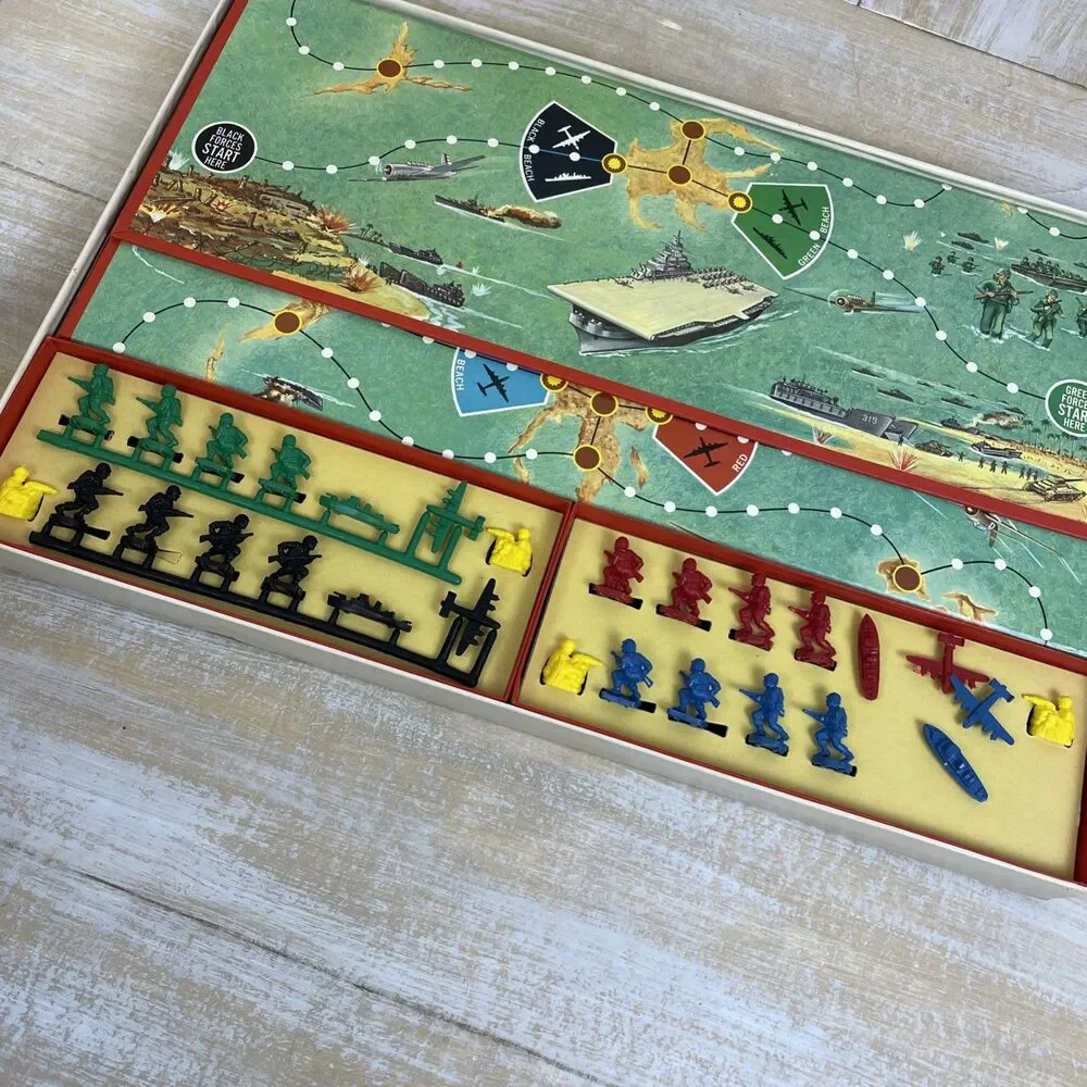 American Heritage Hit The Beach Board Game #4510 Milton Bradley 1965 *Complete